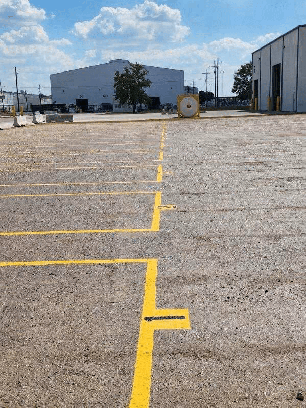 Gravel road stabilization and heavy equipment traffic