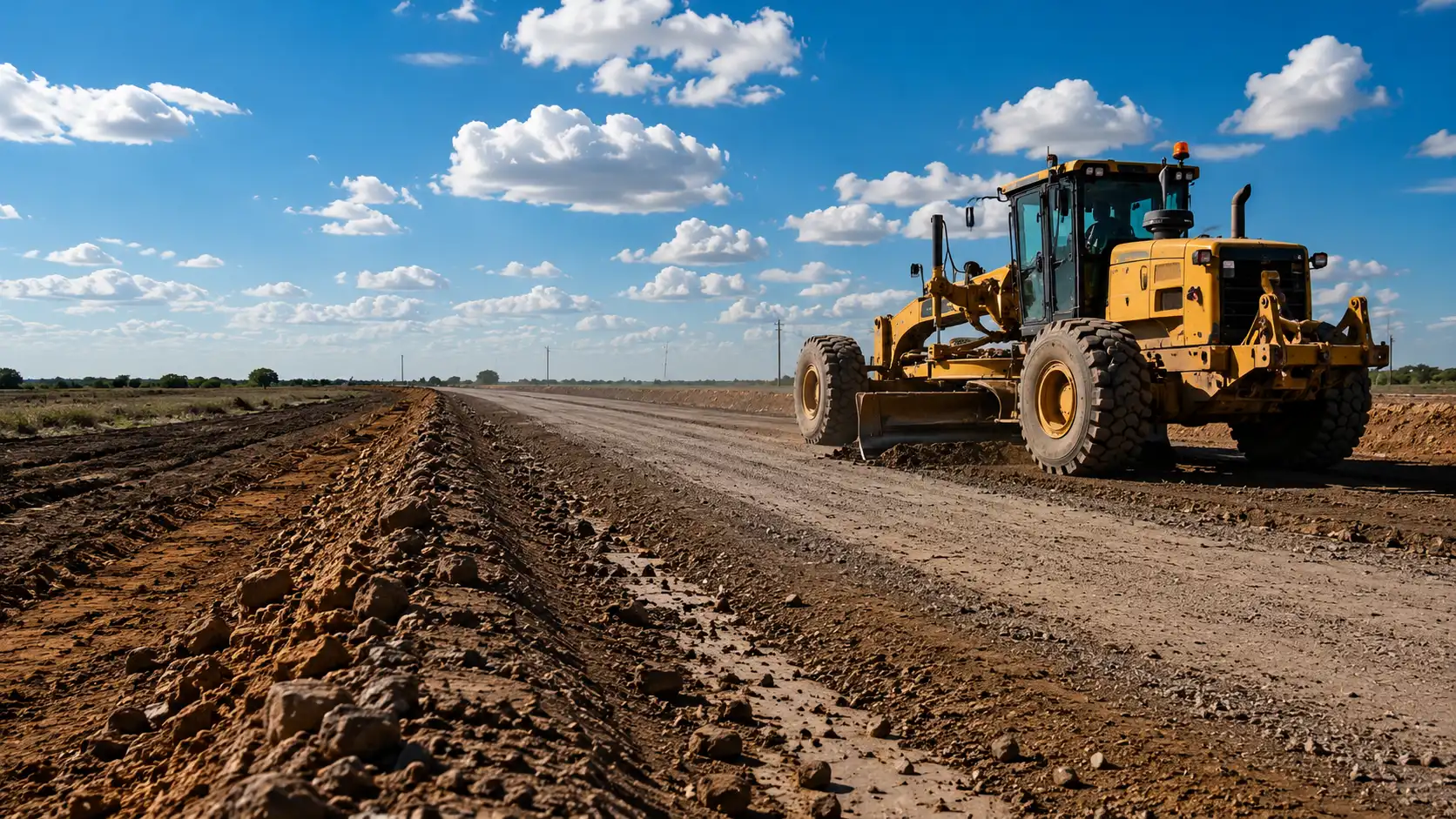 Road crew applying Envirotx DCE enzyme based soil stabilizer placeholder